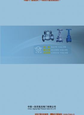 自貢高壓閥門(mén)有限公司常規(guī)閥門(mén)（閘閥、截止閥、止回閥）樣本