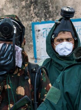 新德里6日發(fā)生煤氣泄漏事故，約200名學生現(xiàn)中毒癥狀